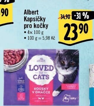 Kapsičky pro kočky Albert
