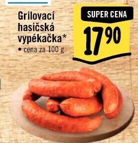 Klobása hasičská vypékačka