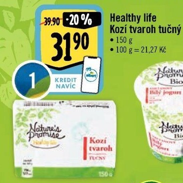 Kozí tvaroh tučný Healthy life Nature'