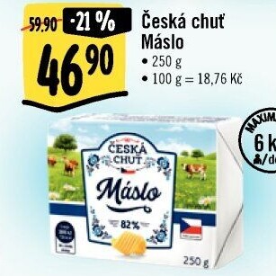 Máslo Česká chuť