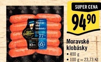 Moravské klobásky Láďa Grileman Kostelecké uzeniny