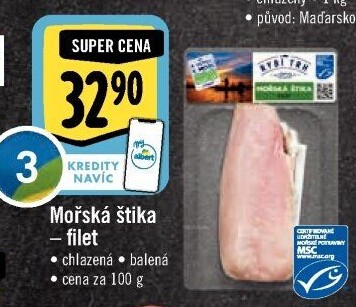 Mořská štika filety Albert