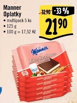Oplatky Snack Manner