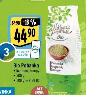 Pohanka loupaná bio Nature'