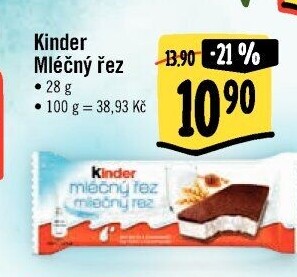 Řez mléčný Kinder