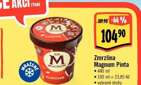 Zmrzlina v kelímku Magnum Algida