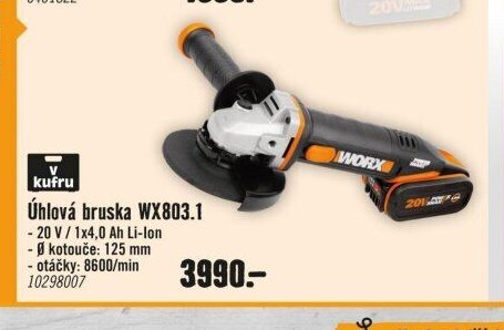 Úhlová bruska WX803.1 - Hornbach akcniletaky.com