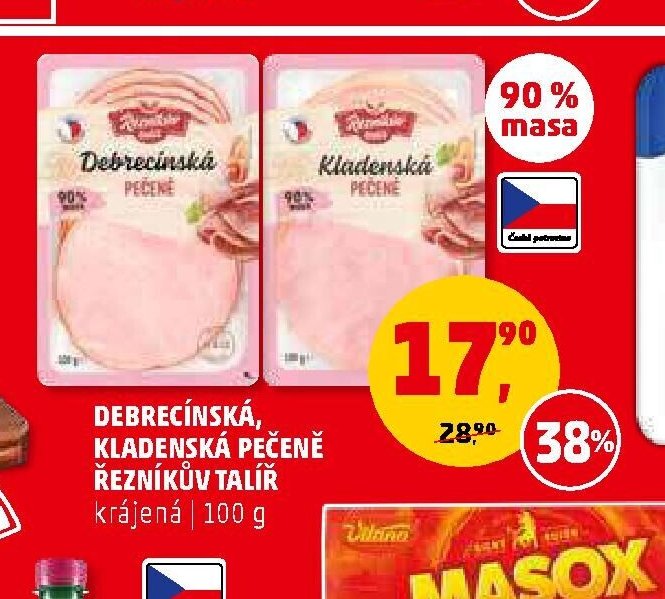 DEBRECÍNSKÁ, KLADENSKÁ PEČENĚ ŘEZNÍKŮV TALÍŘ