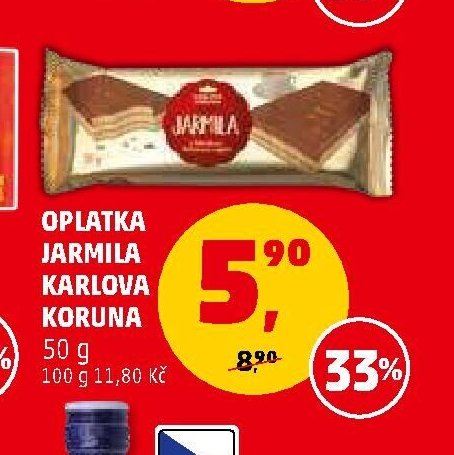 OPLATKA JARMILA KARLOVA KORUNA