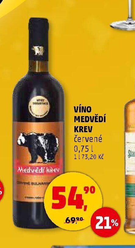 VÍNO MEDVĚDÍ KREV