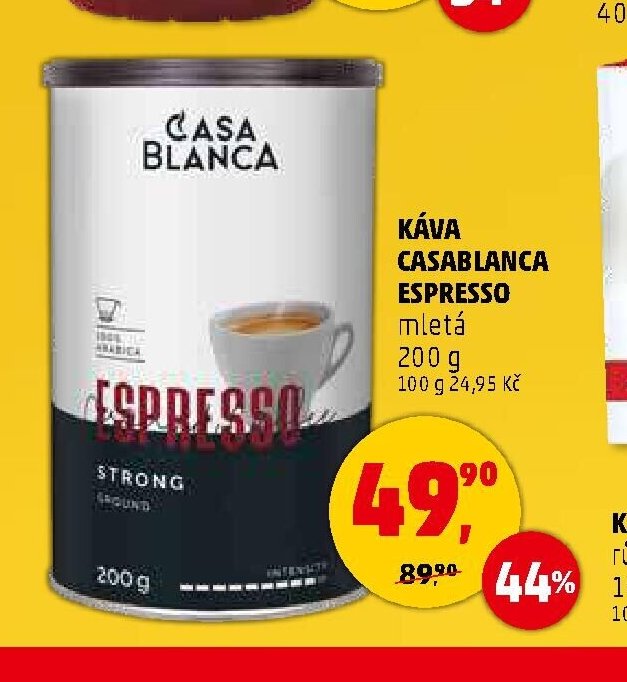 KÁVA CASABLANCA ESPRESSO