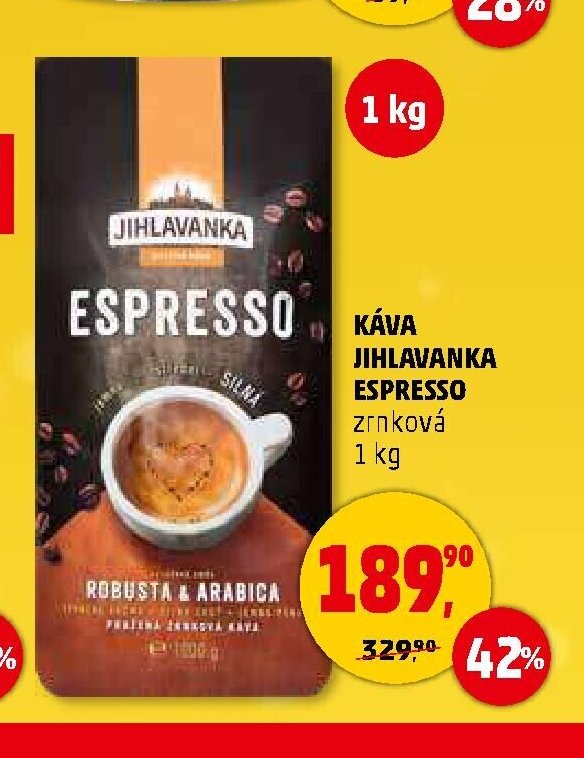 KÁVA JIHLAVANKA ESPRESSO