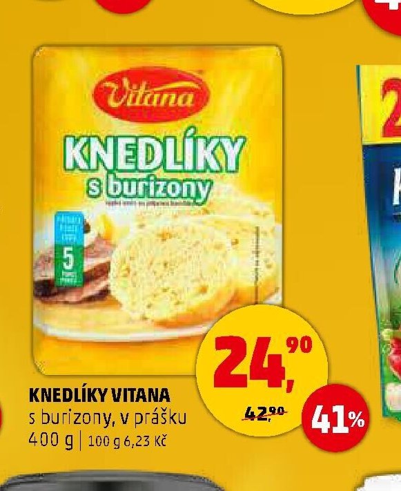 Knedlíky Vitana s burizony
