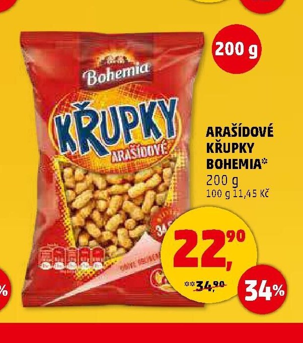 Arašídové křupky Bohemia