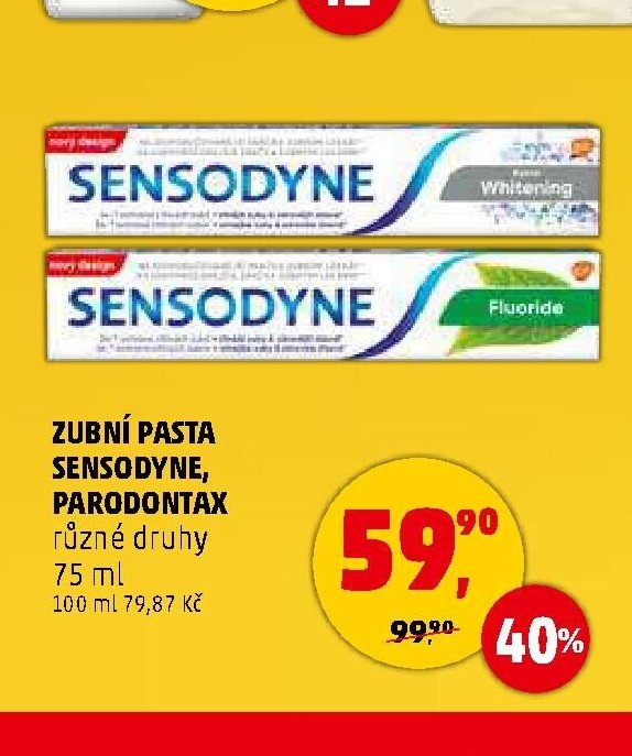 Zubní pasta Sensodyne, Parodontax