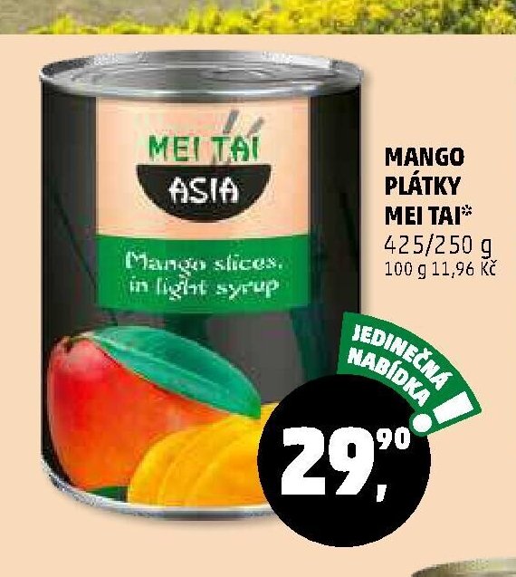 Mango plátky Mei Tai