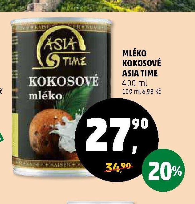 Mléko kokosové Asia Time