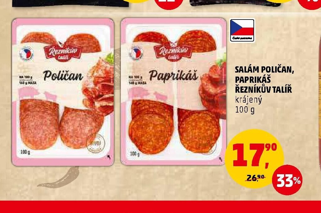 Salám Poličan, Paprikáš Řezníkův talíř