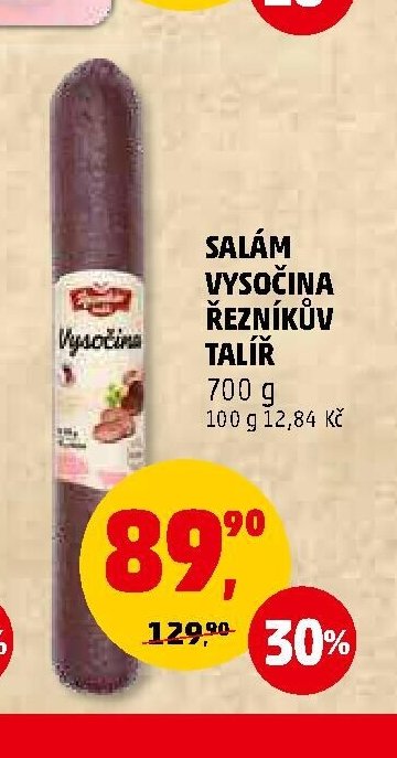 Salám Vysočina Řezníkův talíř
