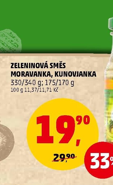 Zeleninová směs Moravanka, Kunovjanka