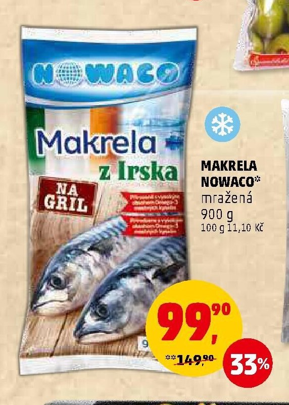 Makrela Nowaco mražená