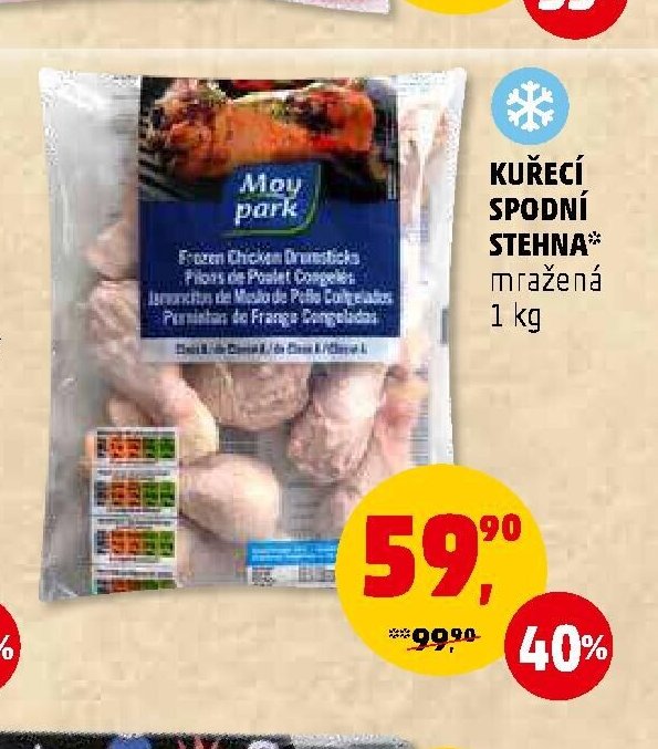 Kuřecí spodní stehna mražená