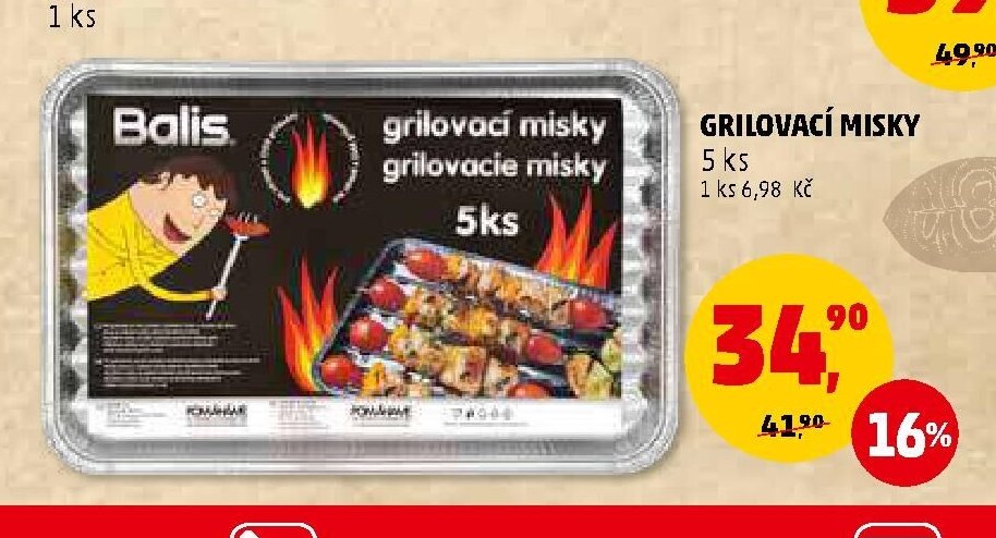 Grilovací misky