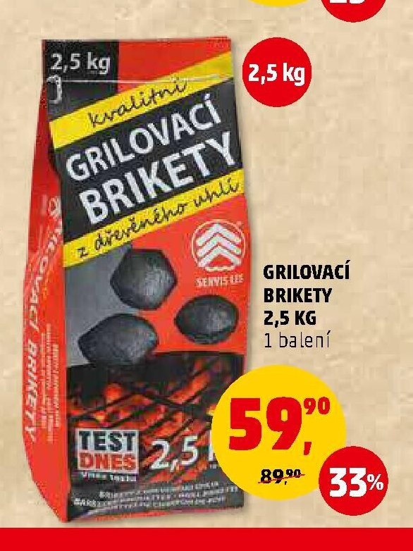 Grilovací brikety