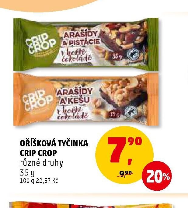 Oříšková tyčinka Crip Crop