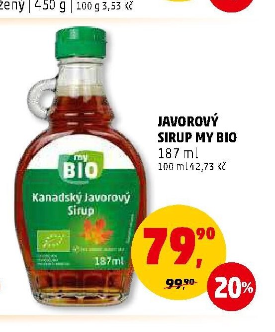 Javorový sirup My Bio