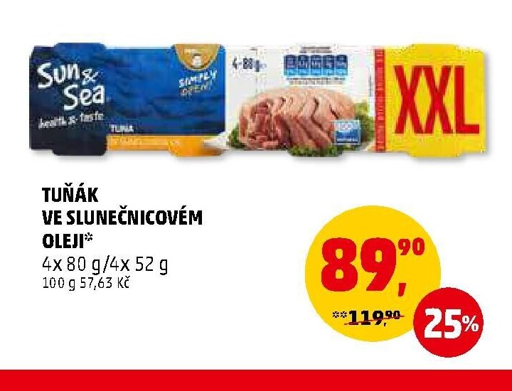 Tuňák ve slunečnicovém oleji