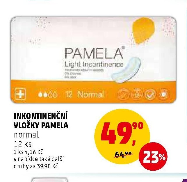 Inkontinenční vložky Pamela