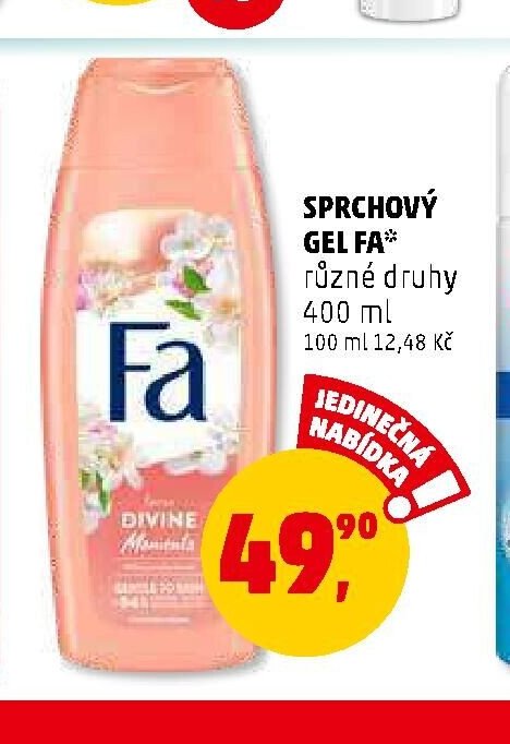 Sprchový gel Fa