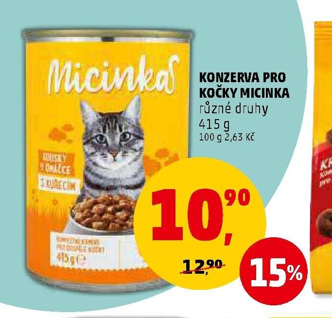 KONZERVA PRO KOČKY MICINKA