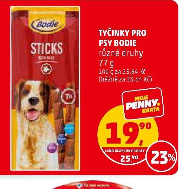 TYČINKY PRO PSY BODIE