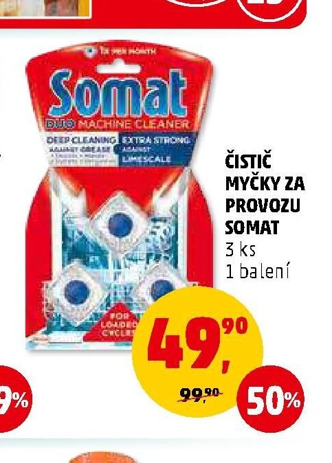 ČISTIČ MYČKY ZA PROVOZU SOMAT