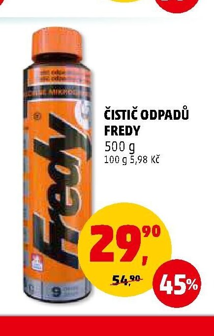 ČISTIČ ODPADŮ FREDY
