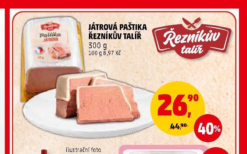 Játrová paštika Řezníkův talíř