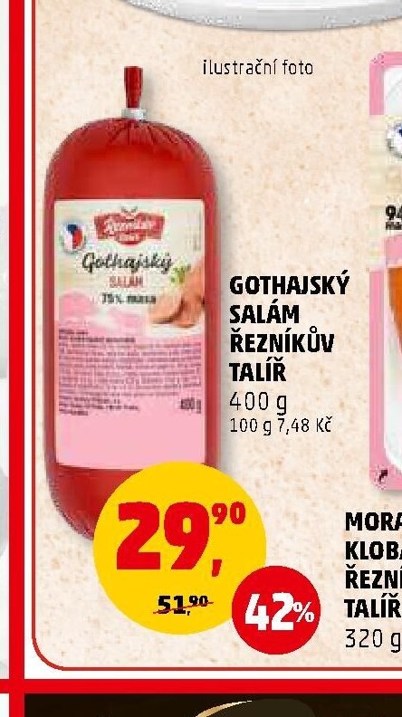 Gothajský salám Řezníkův talíř
