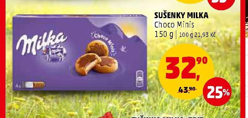 Sušenky Milka Choco Minis