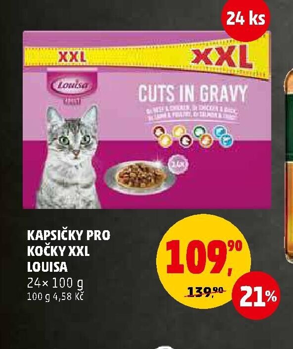 KAPSIČKY PRO KOČKY XXL LOUISA