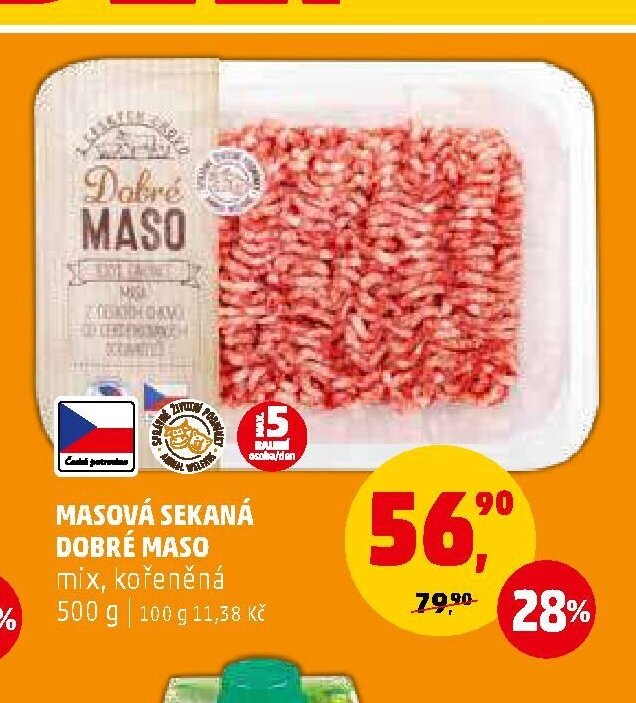 MASOVÁ SEKANÁ DOBRÉ MASO