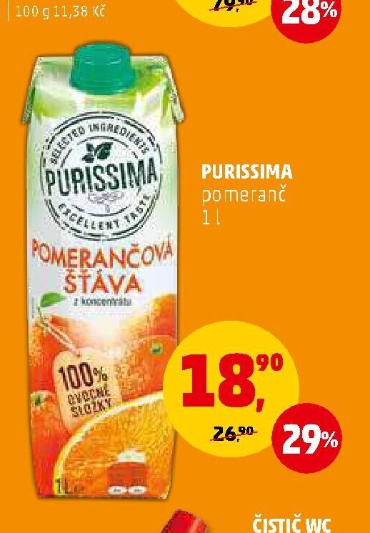 PURISSIMA POMERANČOVÁ ŠŤÁVA
