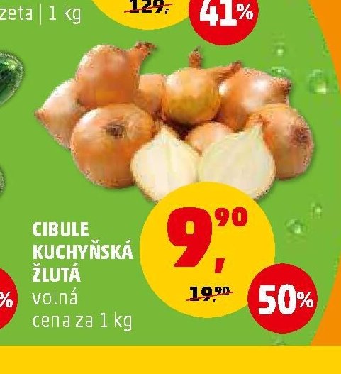 CIBULE KUCHYŇSKÁ ŽLUTÁ
