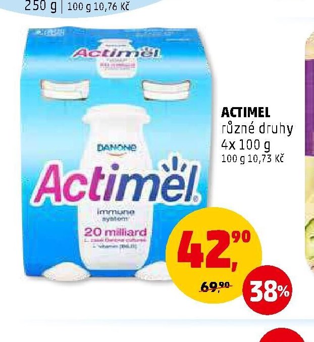 ACTIMEL různé druhy