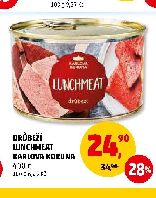 DRŮBEŽÍ LUNCHMEAT KARLOVA KORUNA