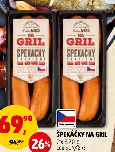 Špekáčky na gril