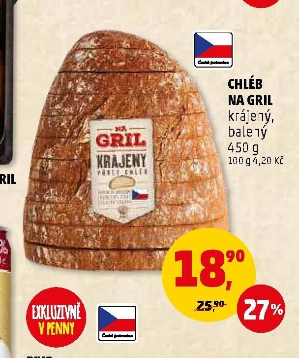 Chléb na gril