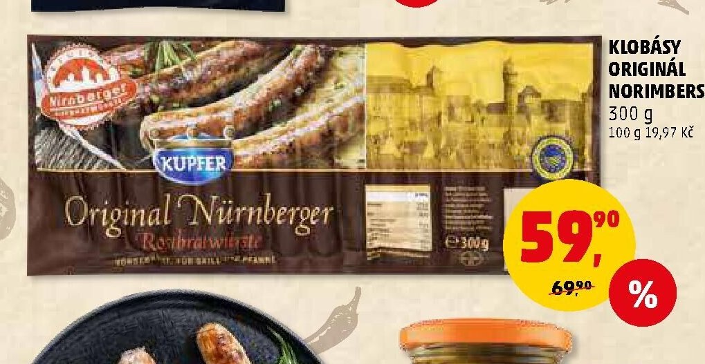 KLOBÁSY ORIGINÁL NORIMBERSKÉ