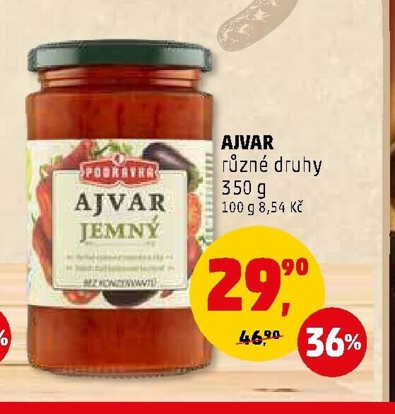 AJVAR různé druhy
